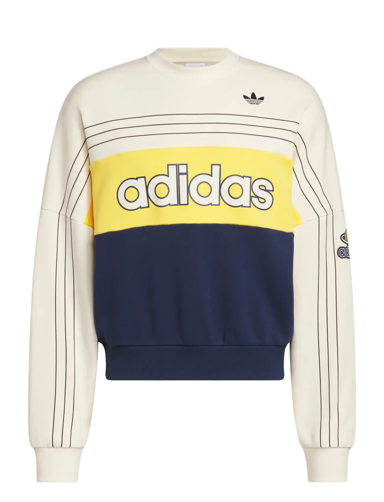 adidas Originals VARSITY CREW - New arrivals - CREWHT / cream