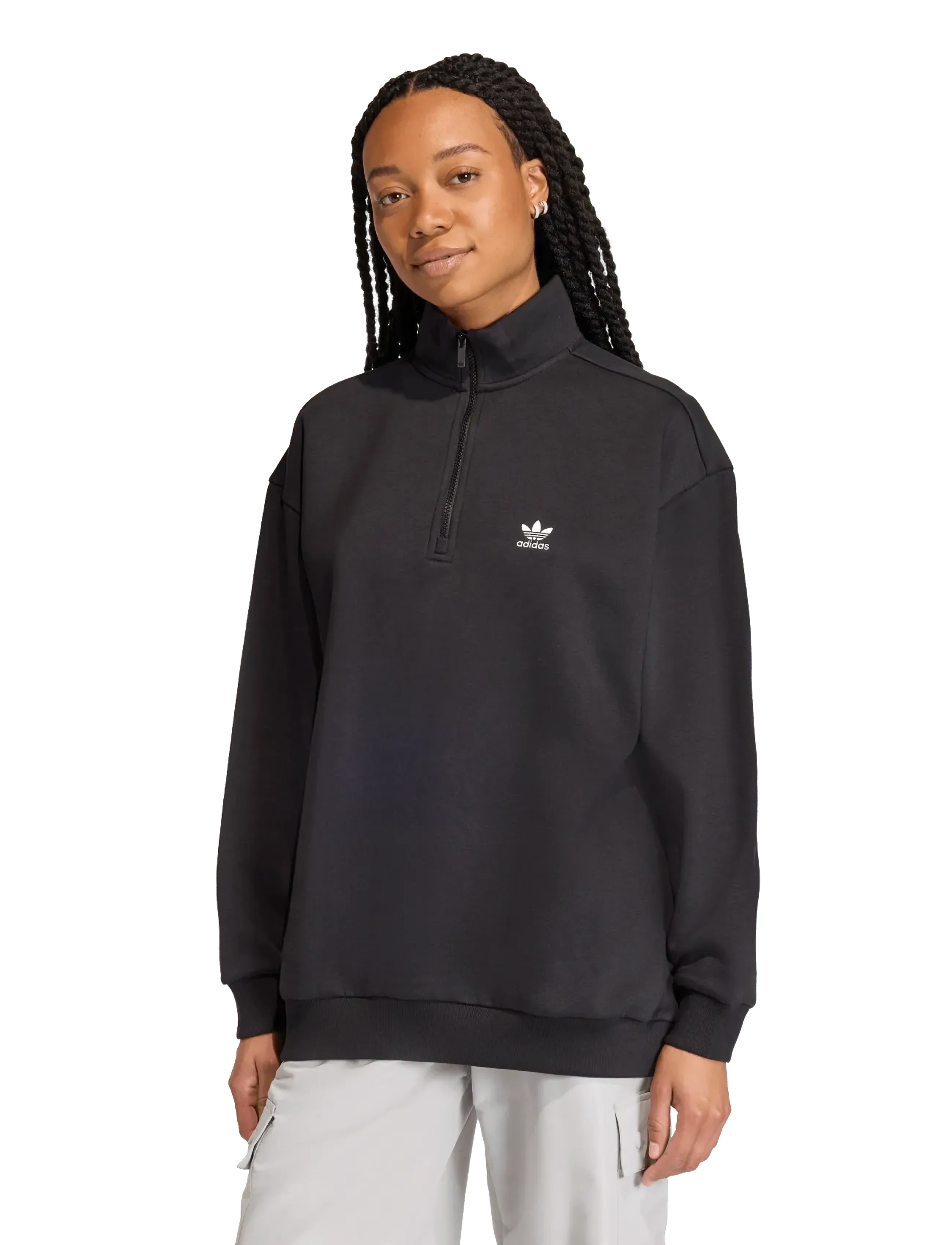 adidas Originals - ESS HZ SWEAT - overdele - black - 3