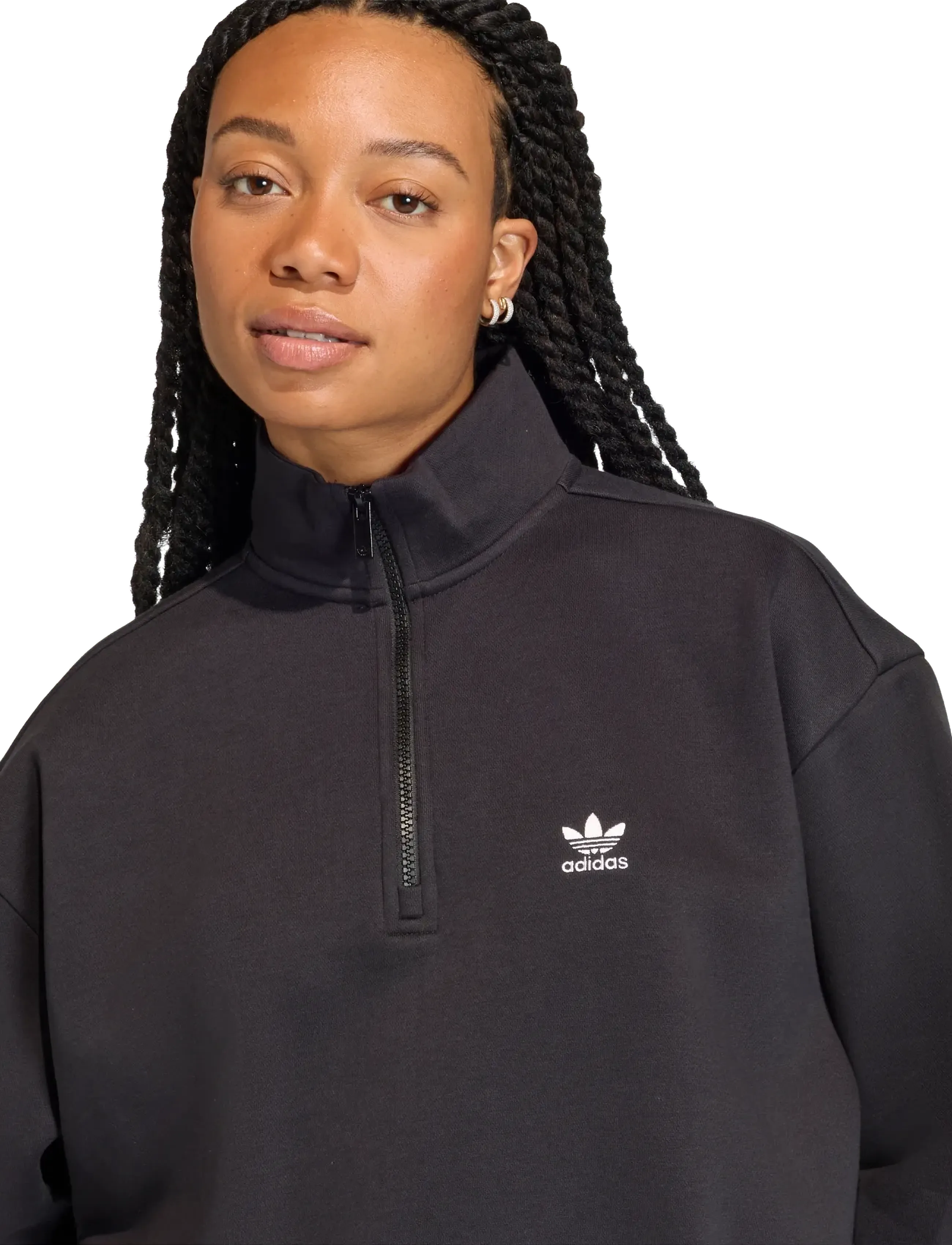 adidas Originals - ESS HZ SWEAT - overdele - black - 4