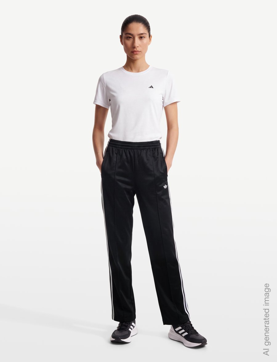 adidas Originals - SST LOOSE TP - treenihousut - black/white - 0