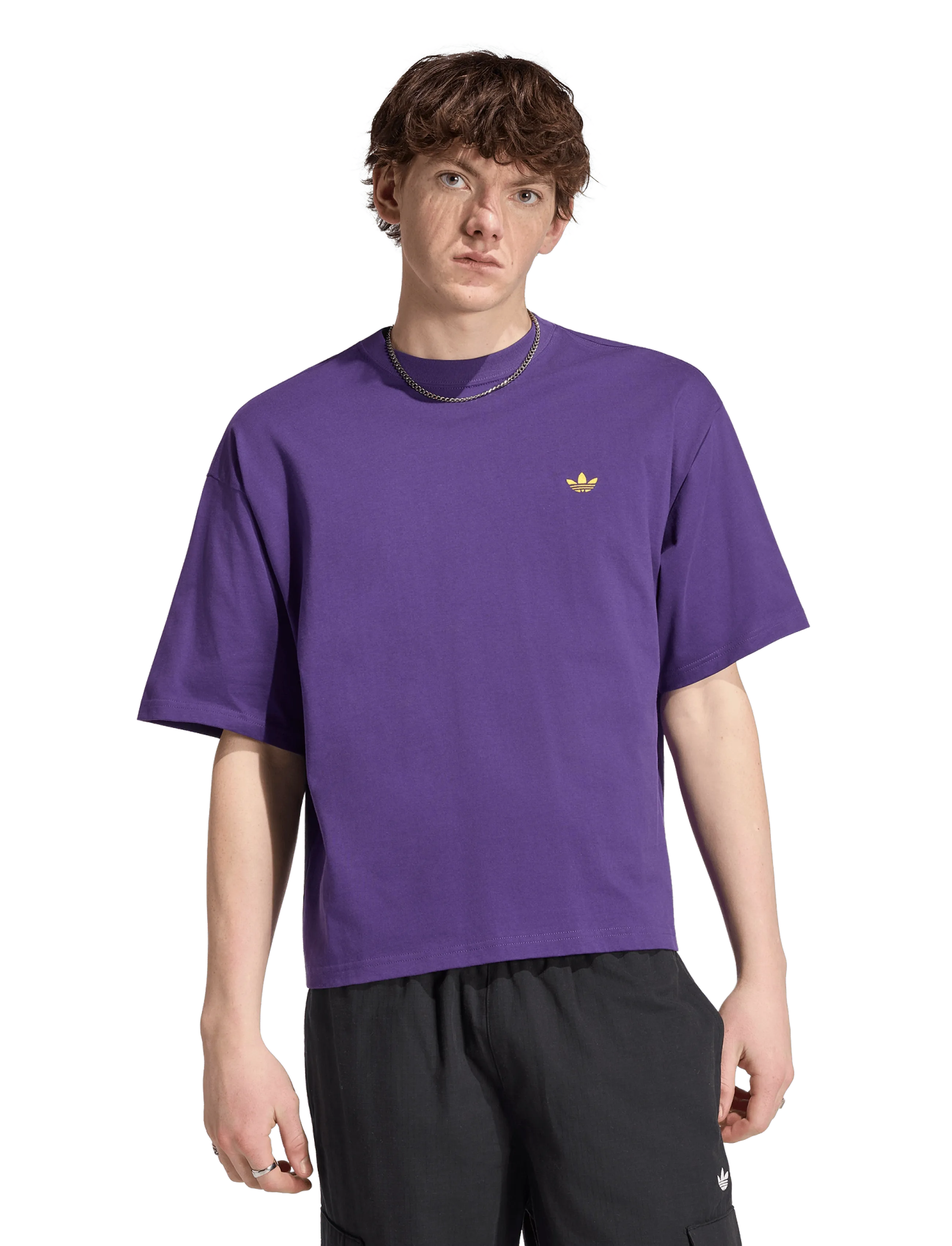 adidas Originals Ess Os Tee, L, Lila, Männerswear