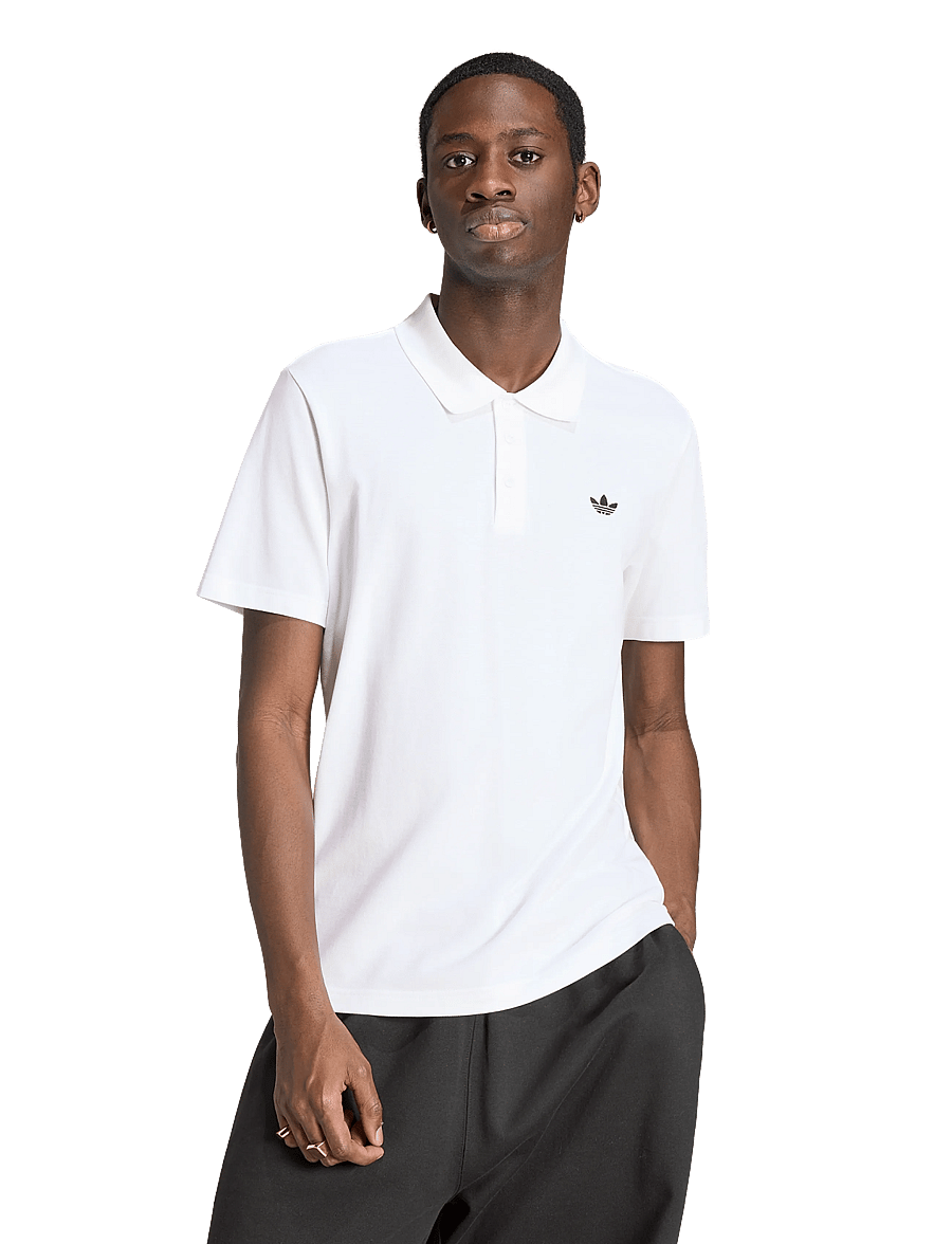 adidas Originals - ESS POLO TEE - oberteile & t-shirts - white - 0