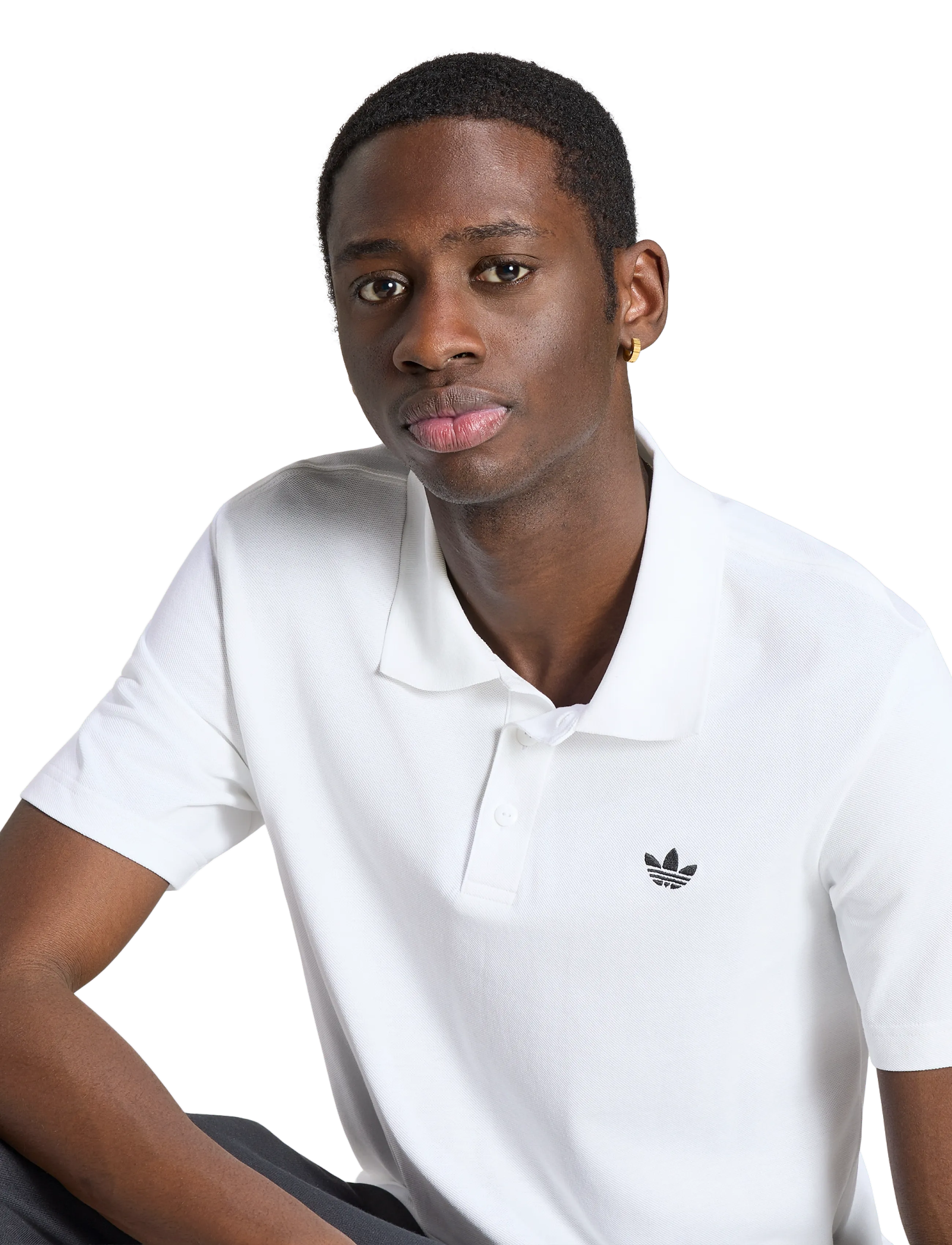 adidas Originals - ESS POLO TEE - oberteile & t-shirts - white - 4