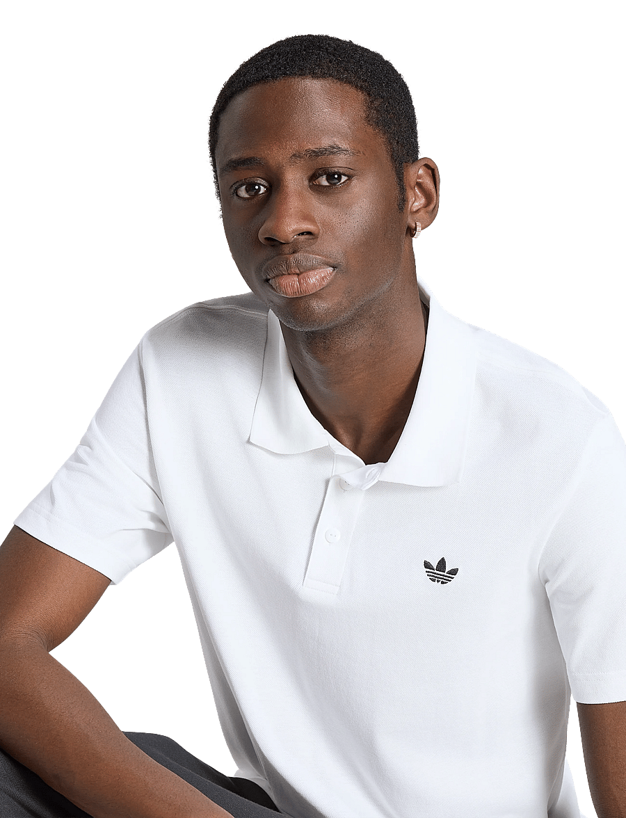adidas Originals - ESS POLO TEE - oberteile & t-shirts - white - 4