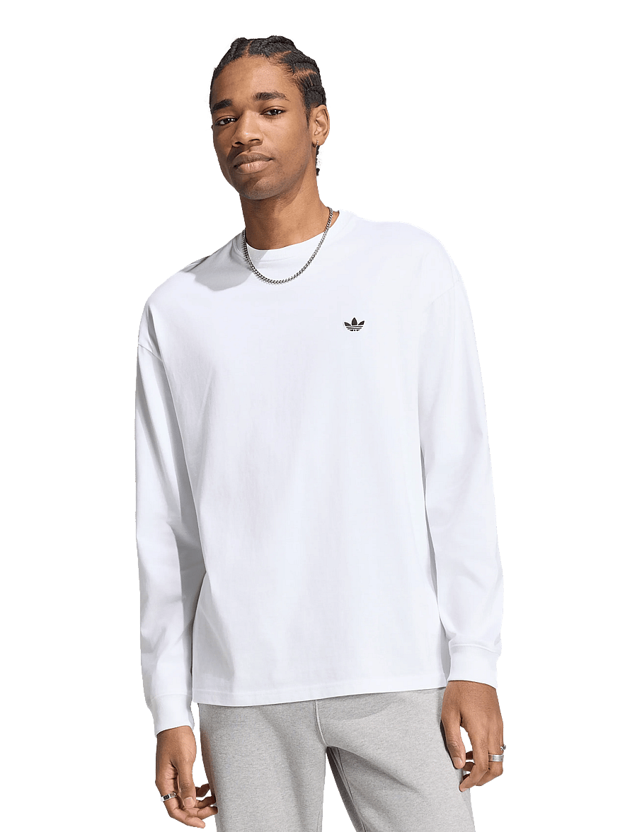 adidas Originals - ESS LS TEE - toppe & t-shirts - white - 2