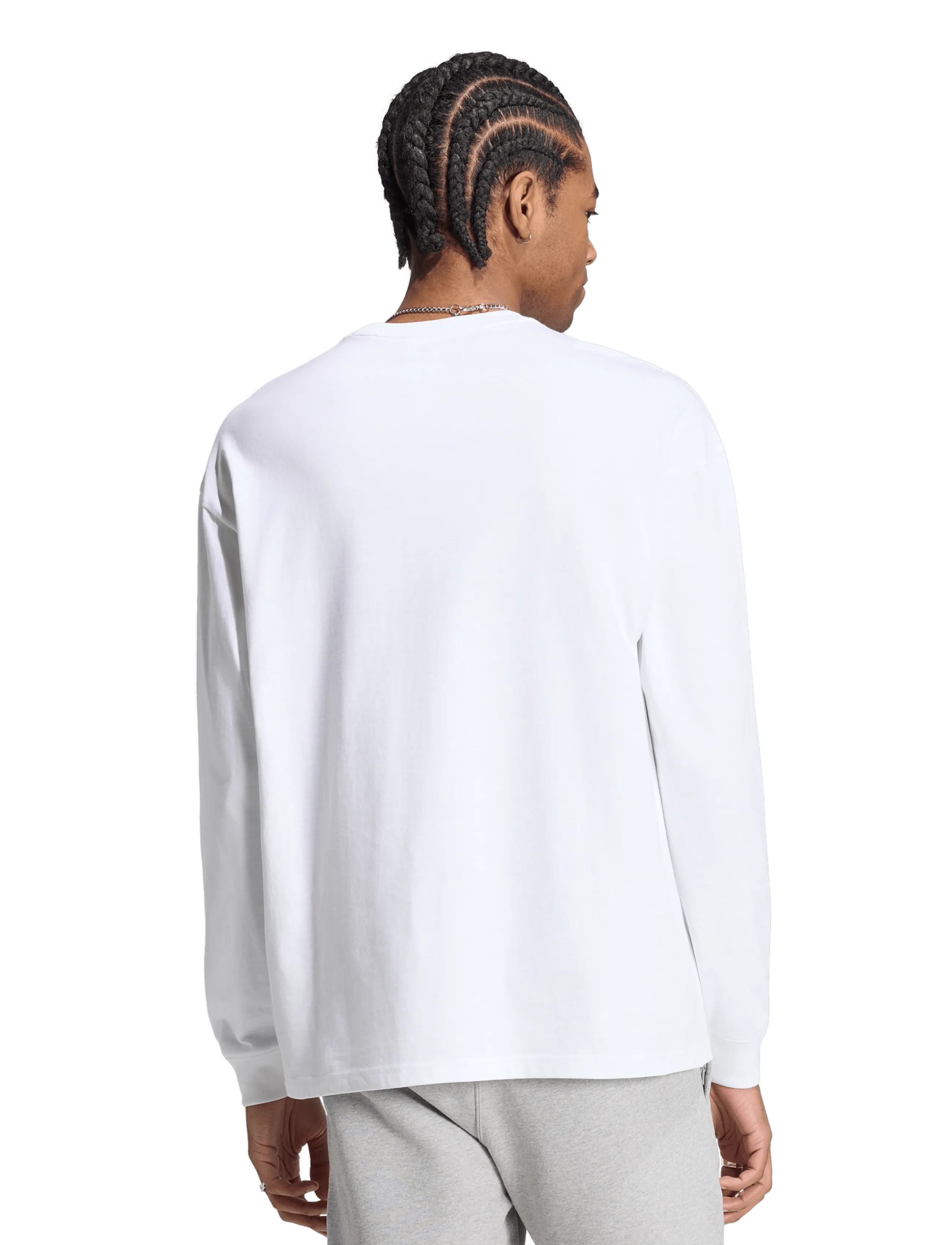 adidas Originals - ESS LS TEE - white - 4