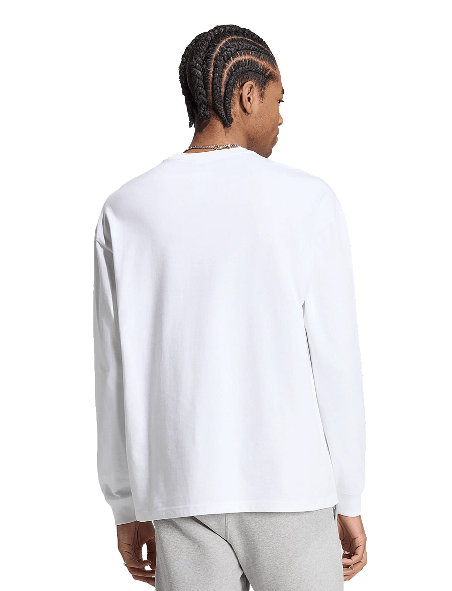 adidas Originals - ESS LS TEE - toppe & t-shirts - white - 4