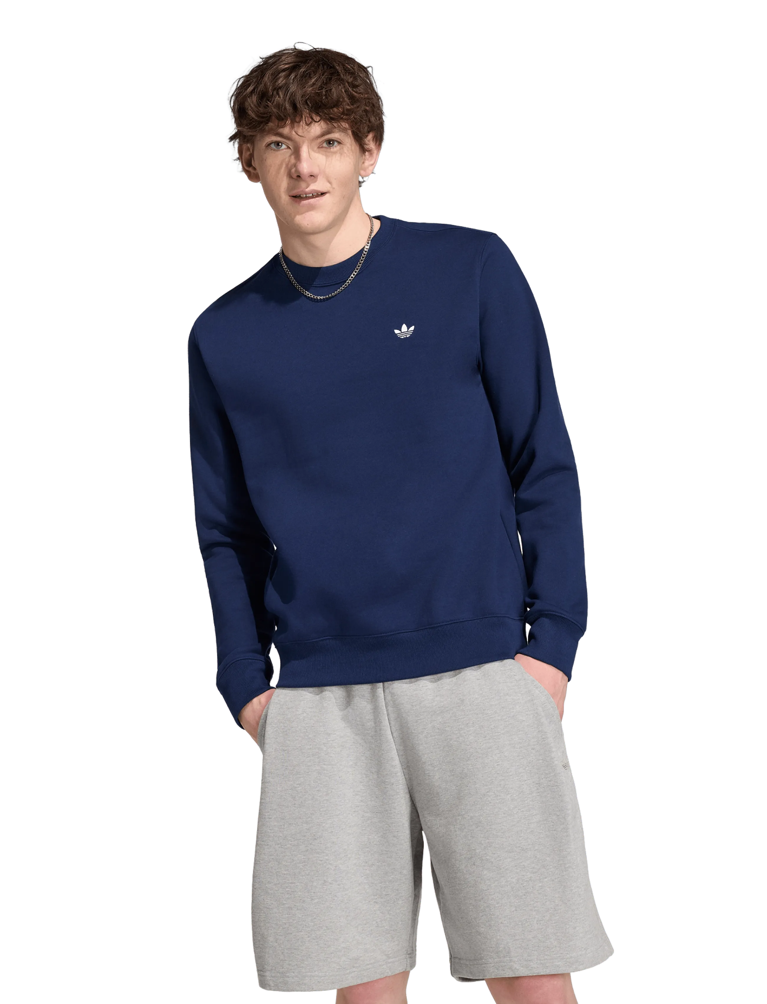adidas Originals Ess Crew, XL, Navy
