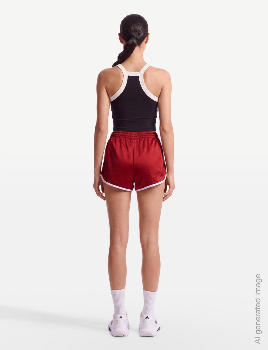 adidas Originals - 3S SPRNTR SHORT - Šorti - tmvire/white - 4