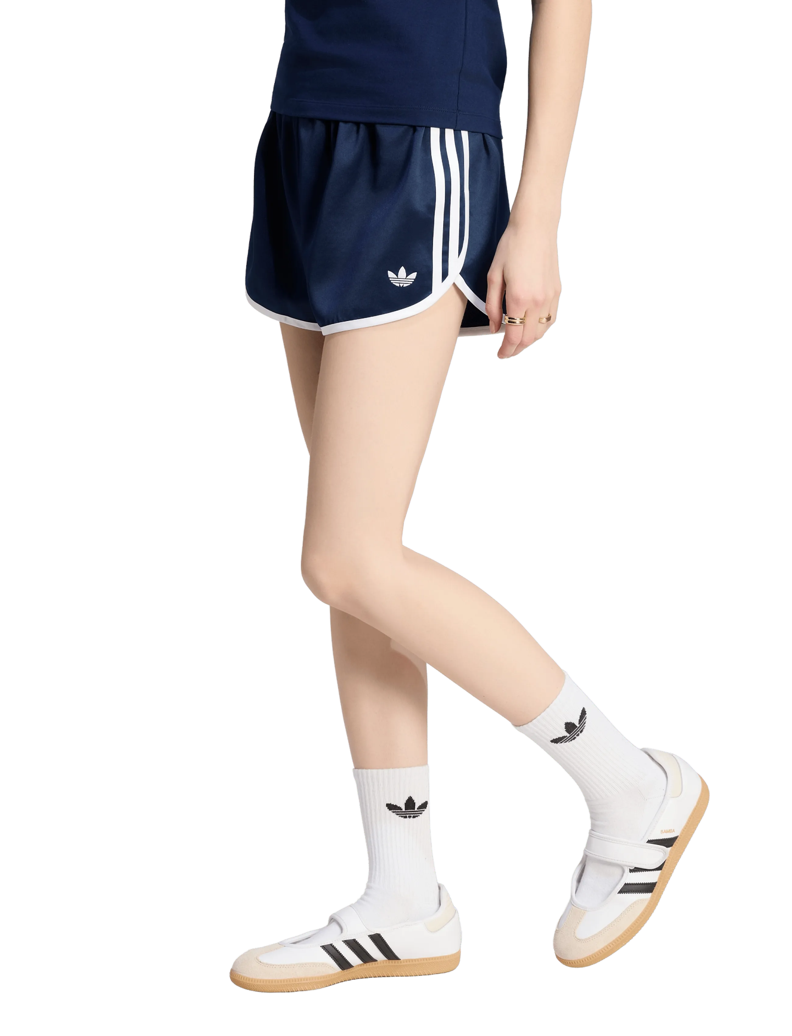 adidas Originals - 3S SPRNTR SHORT - shorts - nindig/white - 2