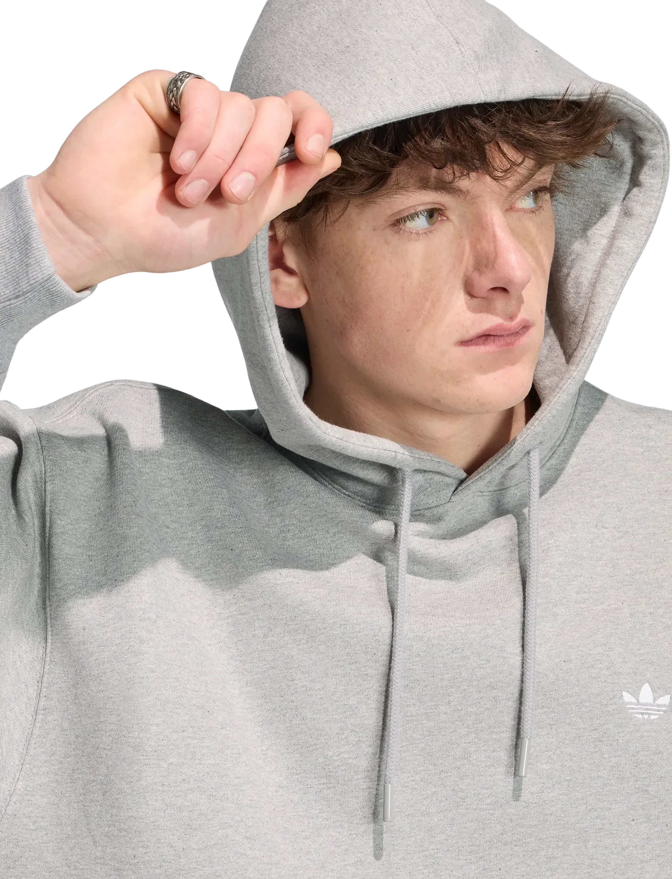 adidas Originals - ESS LOOSE HD - sügisene kokkuhoid - mgreyh - 4