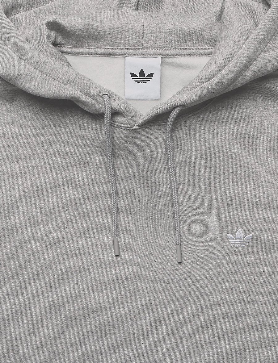 adidas Originals - ESS LOOSE HD - kapuutsiga dressipluusid - mgreyh - 2