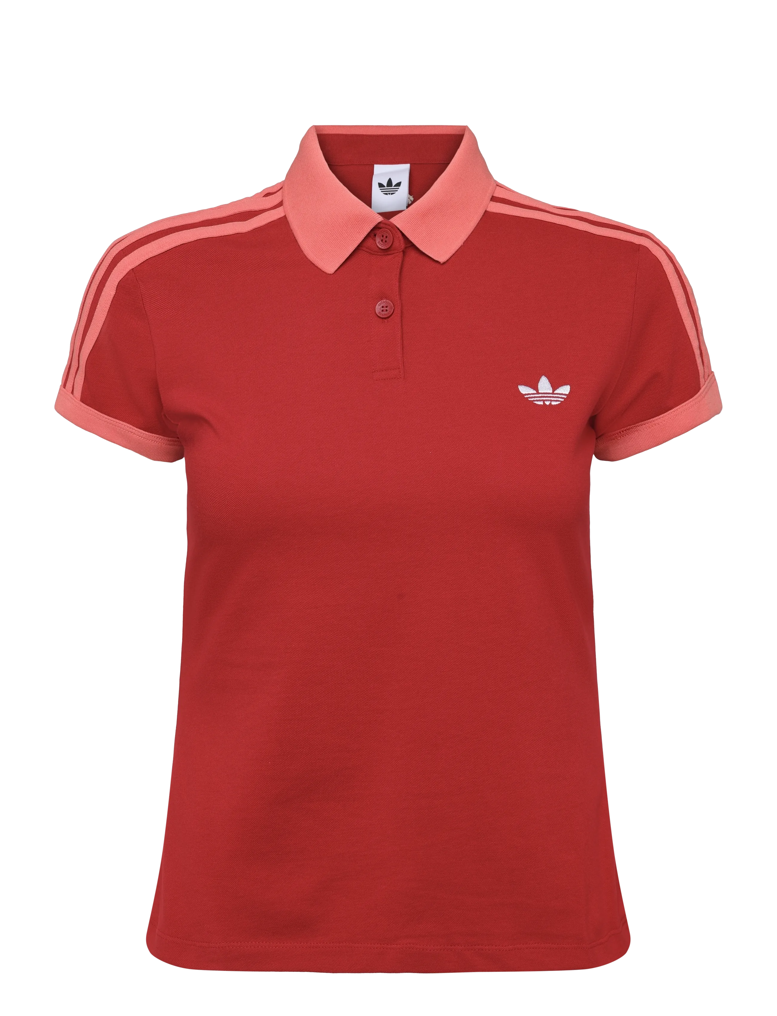 adidas Originals 3S POLO - Tøj - TMVIRE/PRELSC / red