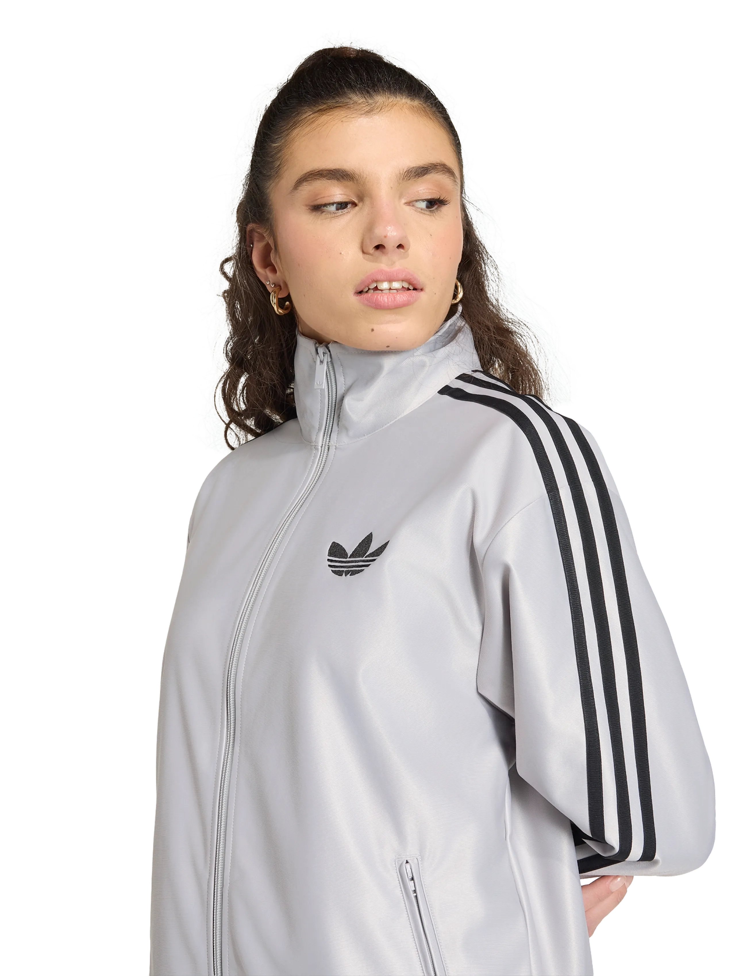 adidas Originals Firebird LOOSE TT - adidas Originals - GRETWO/BLACK / grey