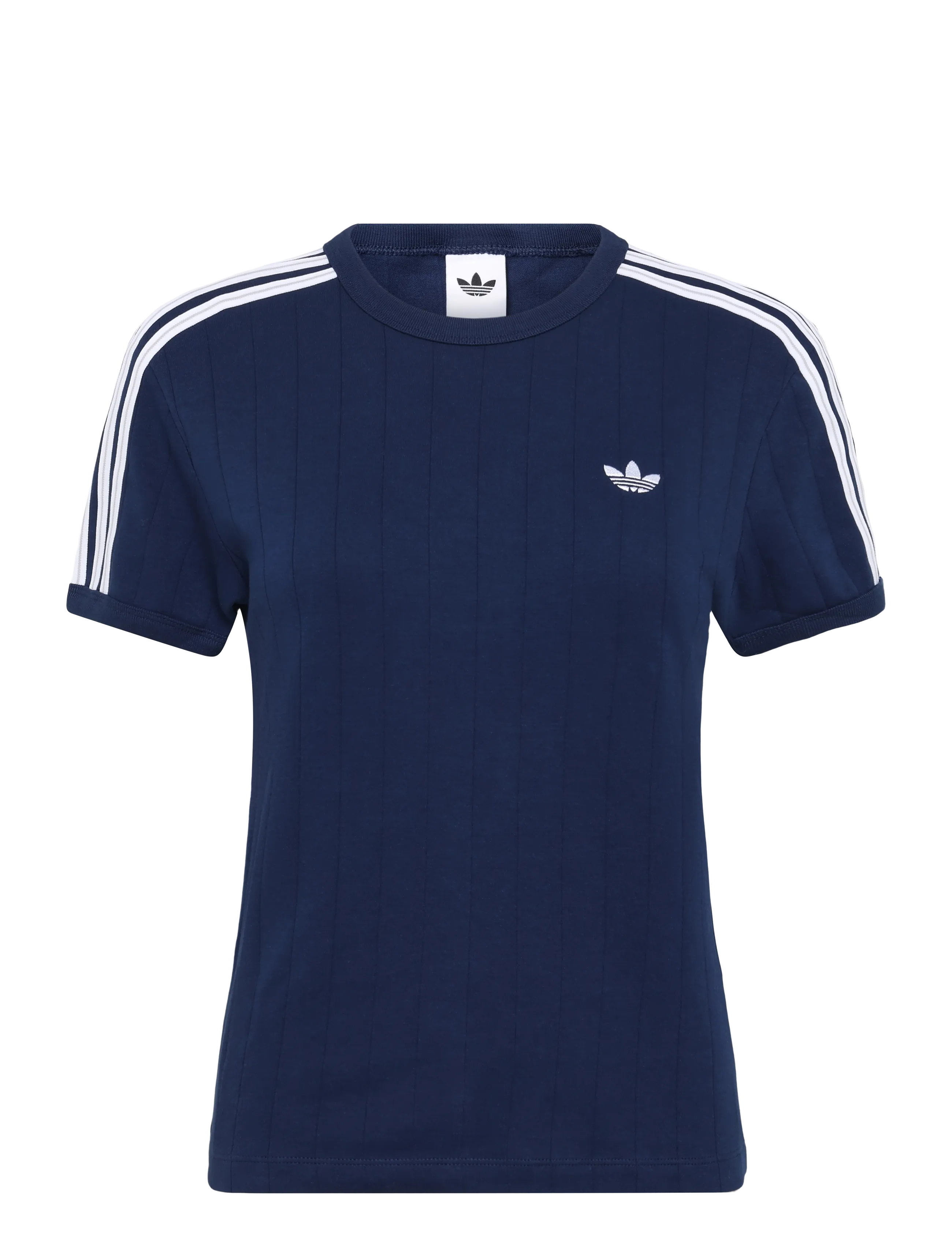 adidas Originals PSTRIPE SS TEE - adidas - NINDIG/WHITE/GRETWO / navy