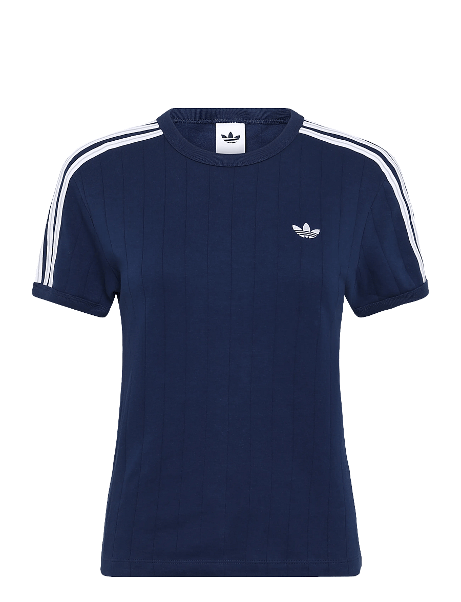 adidas Originals - PSTRIPE SS TEE - t-shirts - nindig/white/gretwo - 0
