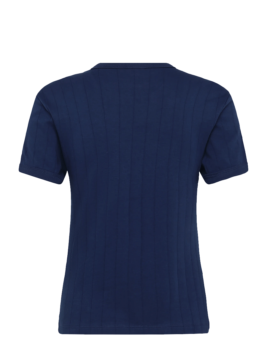 adidas Originals - PSTRIPE SS TEE - t-shirts - nindig/white/gretwo - 1