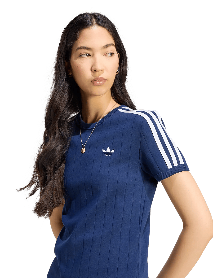 adidas Originals - PSTRIPE SS TEE - alussärgid ja t-särgid - nindig/white/gretwo - 4