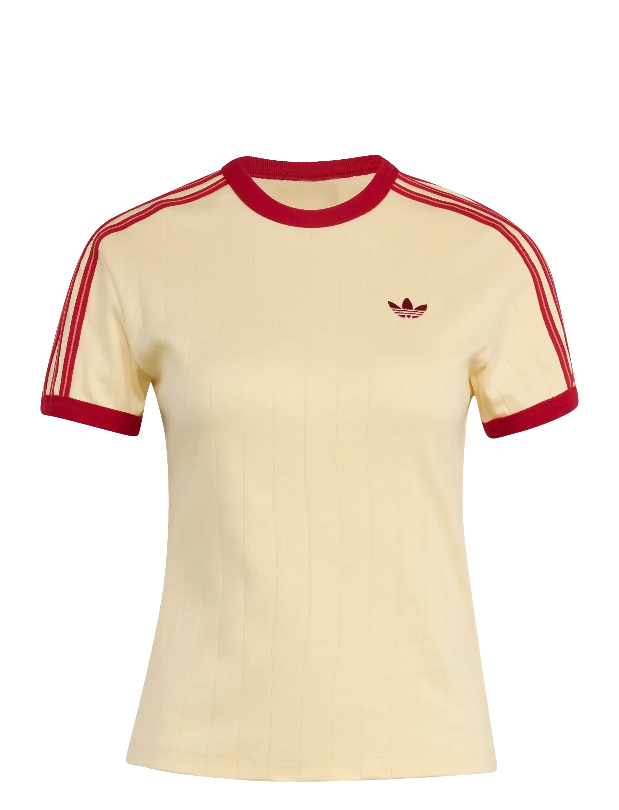 adidas Originals PSTRIPE SS TEE - Tøj - WARVAN/TMVIRE/PRELSC / cream