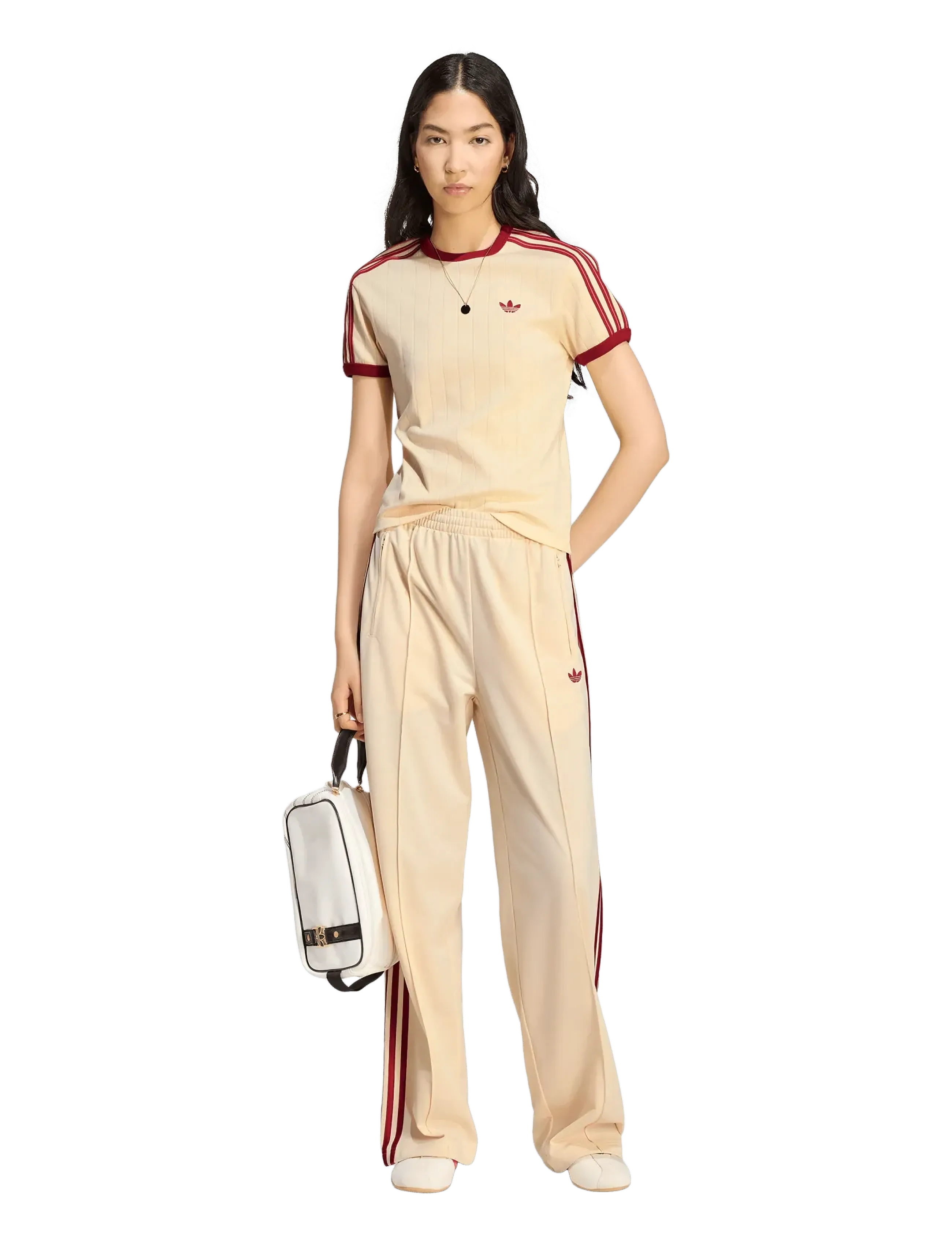 adidas Originals - PSTRIPE SS TEE - t-shirts - warvan/tmvire/prelsc - 0