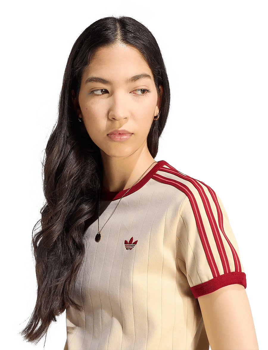 adidas Originals - PSTRIPE SS TEE - t-shirts - warvan/tmvire/prelsc - 3