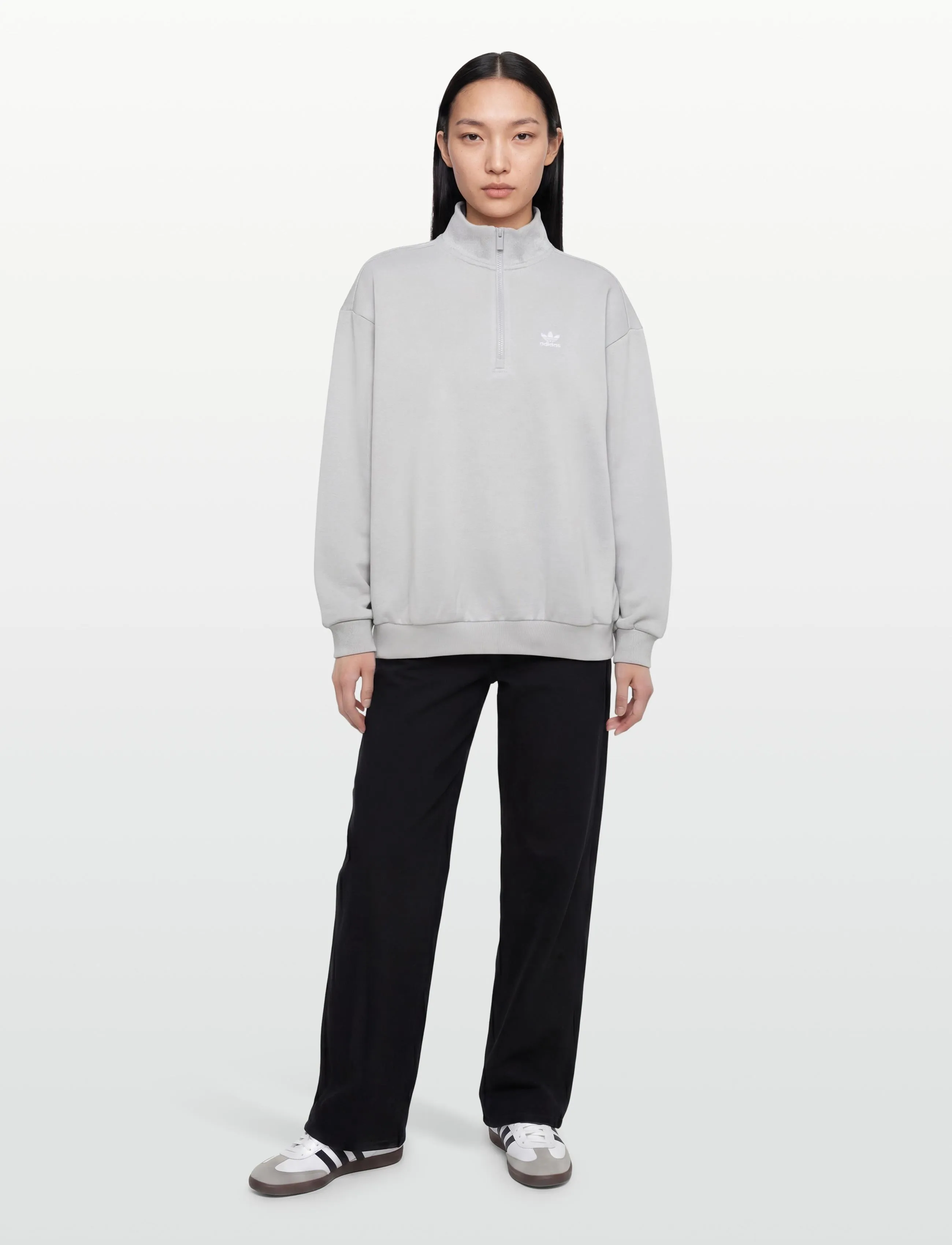 adidas Originals ESS HZ SWEAT - adidas Originals - GRETWO / grey