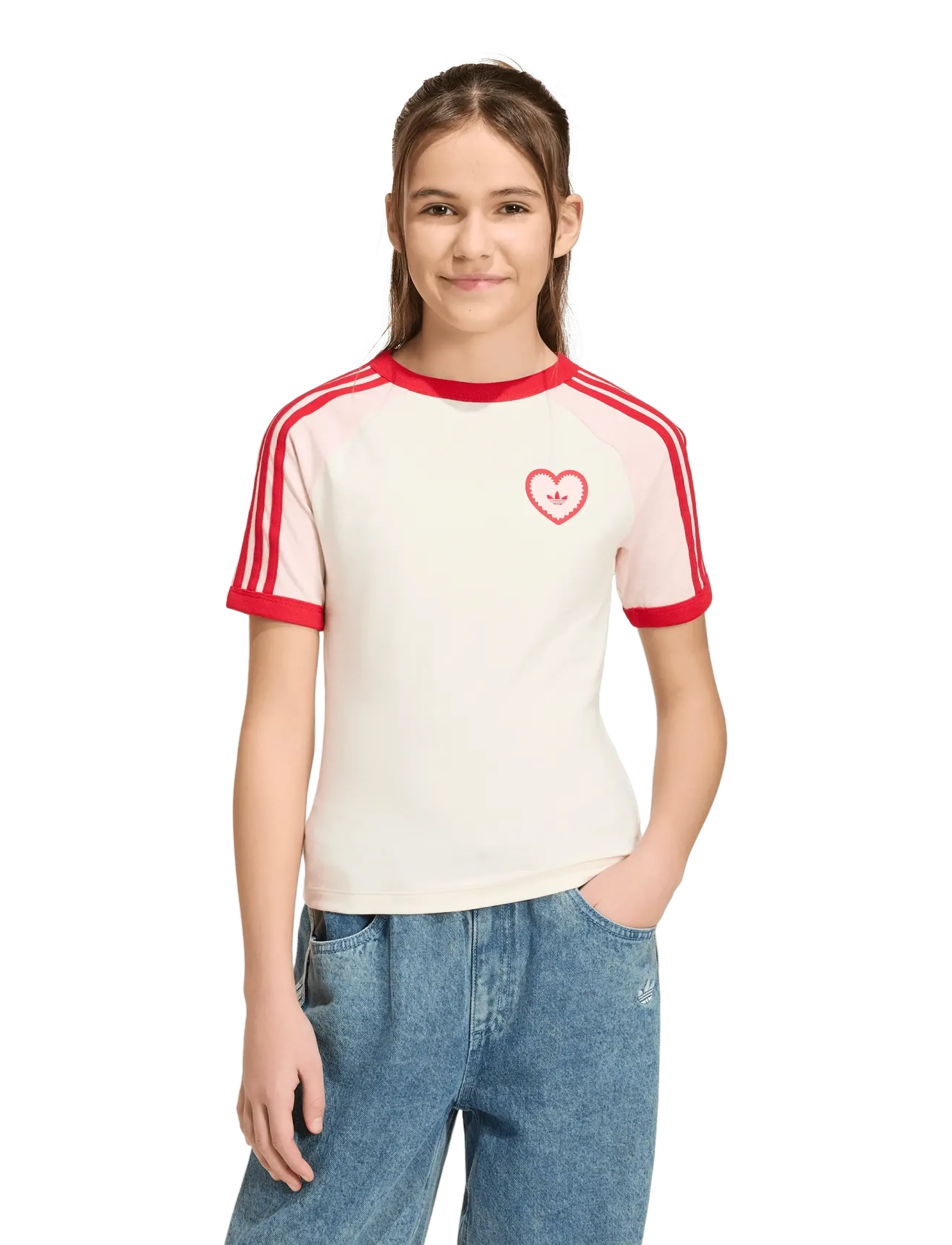 adidas Originals - 3S SL TEE - lühikeste varrukatega t-särgid - crewht - 3