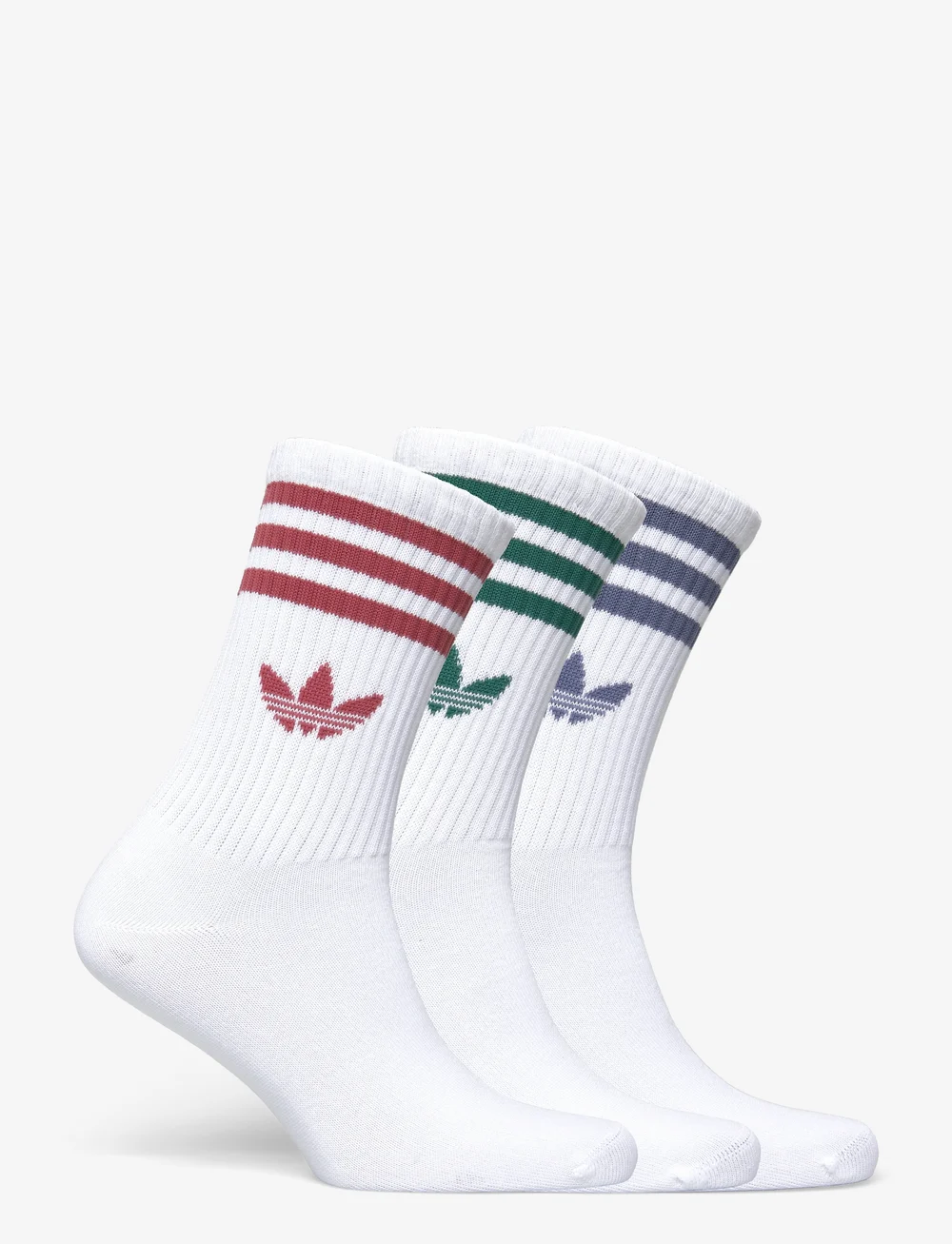 adidas Originals - 3S CREW S 3P - spordisokid - white/prerub/prloin/c - 1