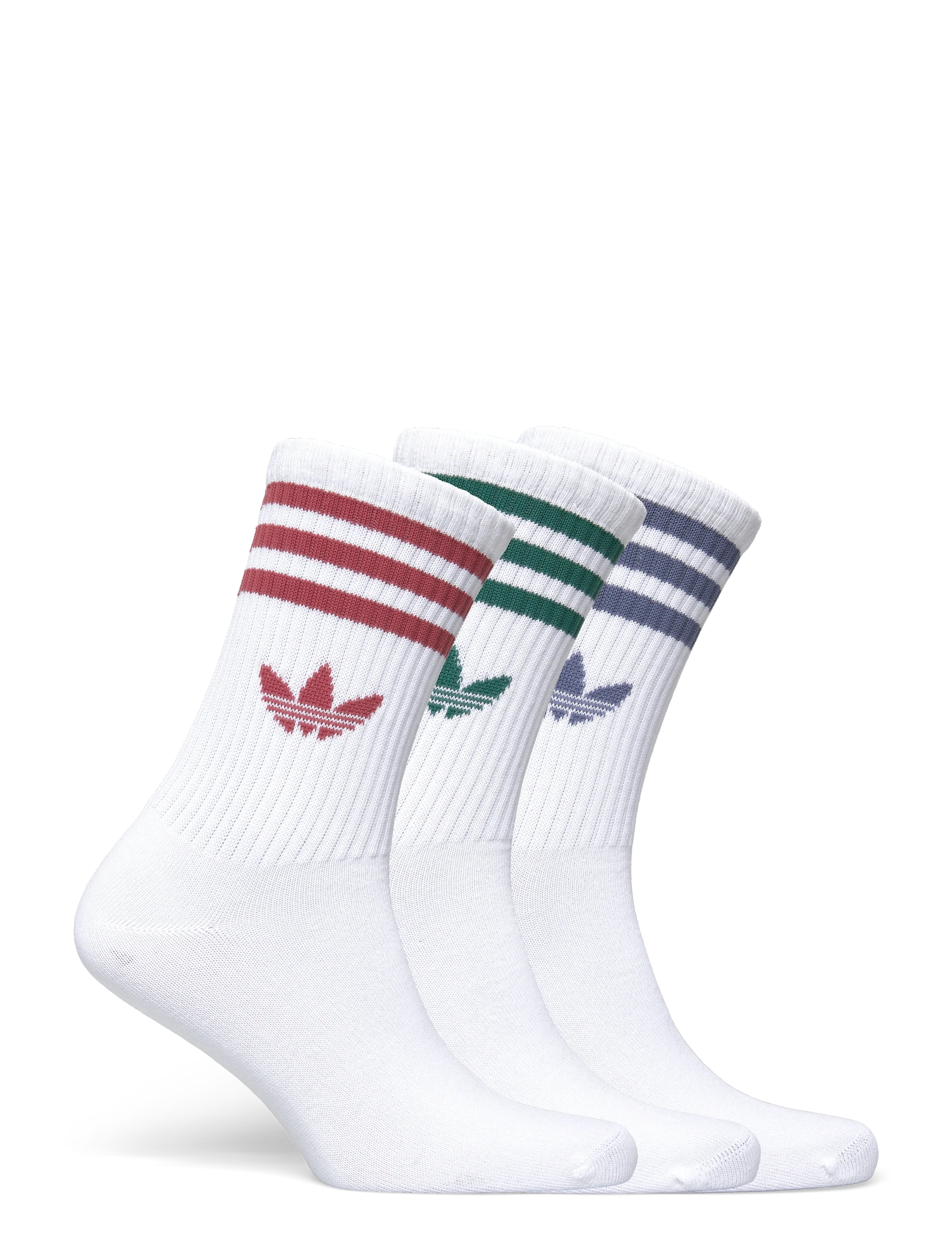 adidas Originals - 3S CREW S 3P - strümpfe - white/prerub/prloin/c - 4