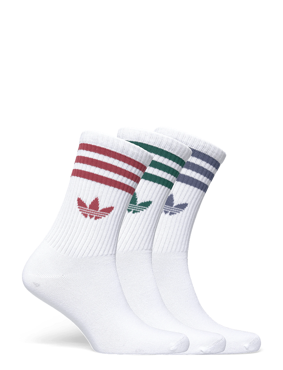 adidas Originals - 3S CREW S 3P - strümpfe - white/prerub/prloin/c - 4