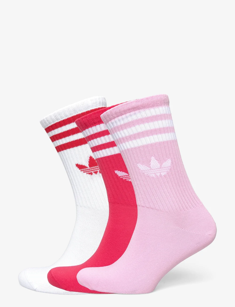 adidas Originals - 3S CREW S 3P - träningsstrumpor - trupnk/actpnk/white - 0