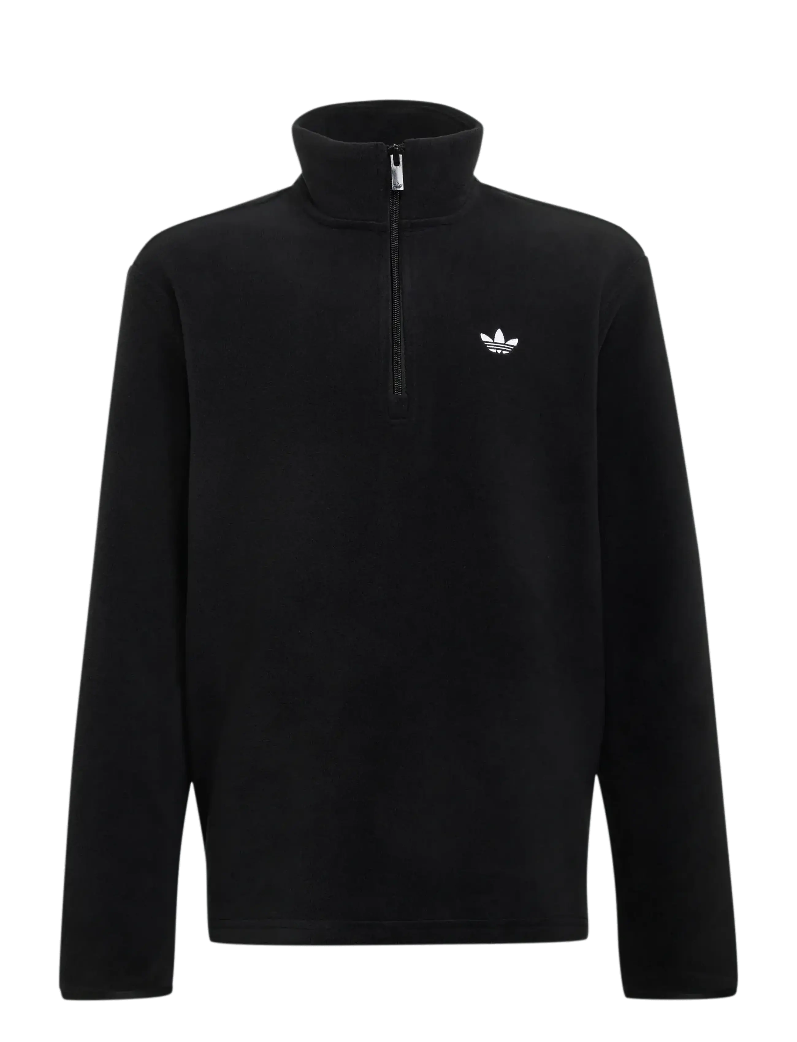 adidas Originals FLEECE HALFZIP - Wintersport - BLACK / black