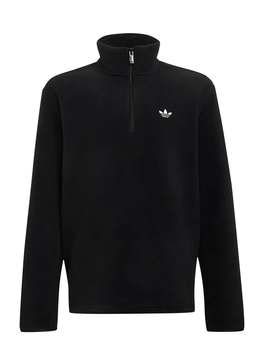 adidas Originals - FLEECE HALFZIP - insulated jackets - black - 1