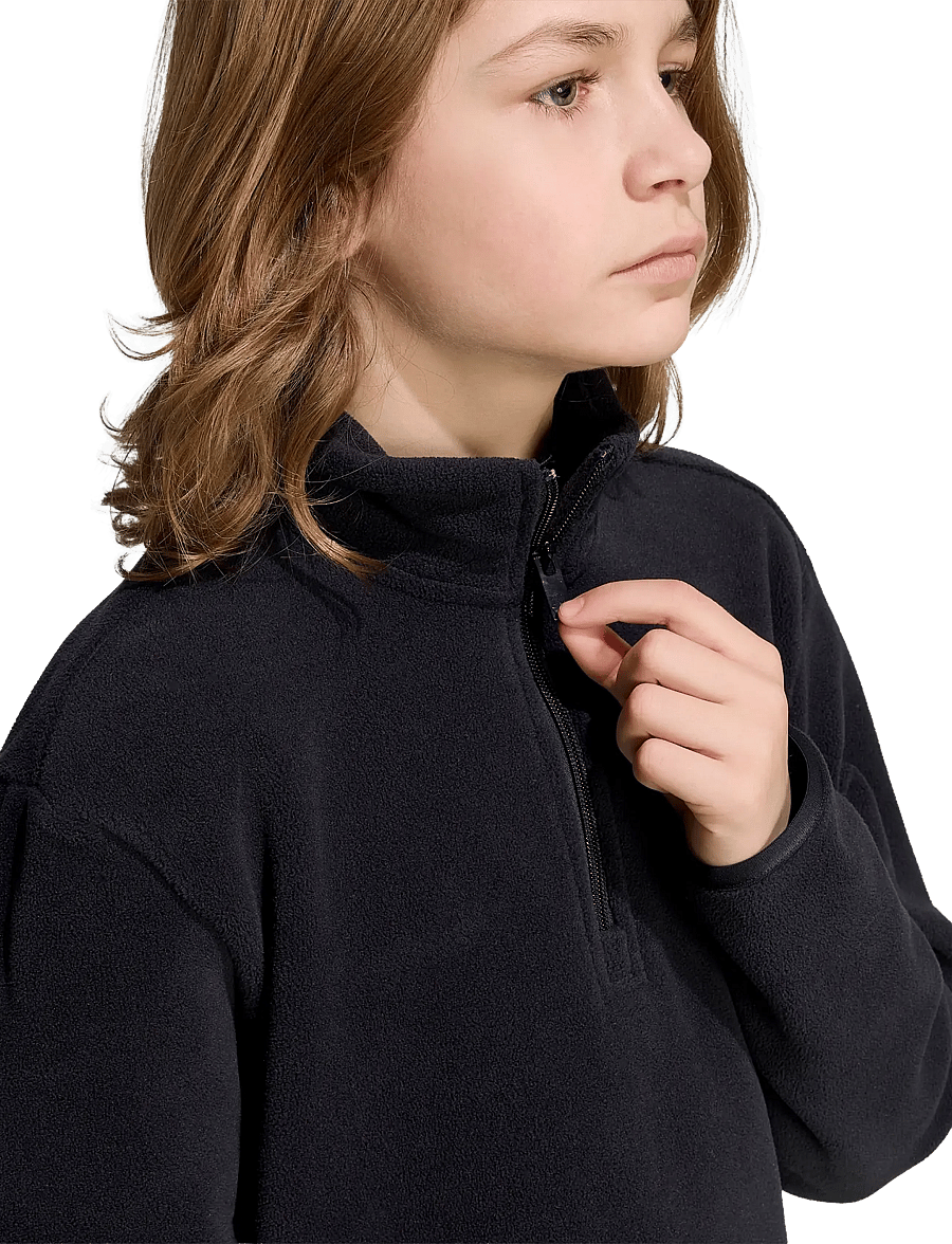 adidas Originals - FLEECE HALFZIP - insulated jackets - black - 5