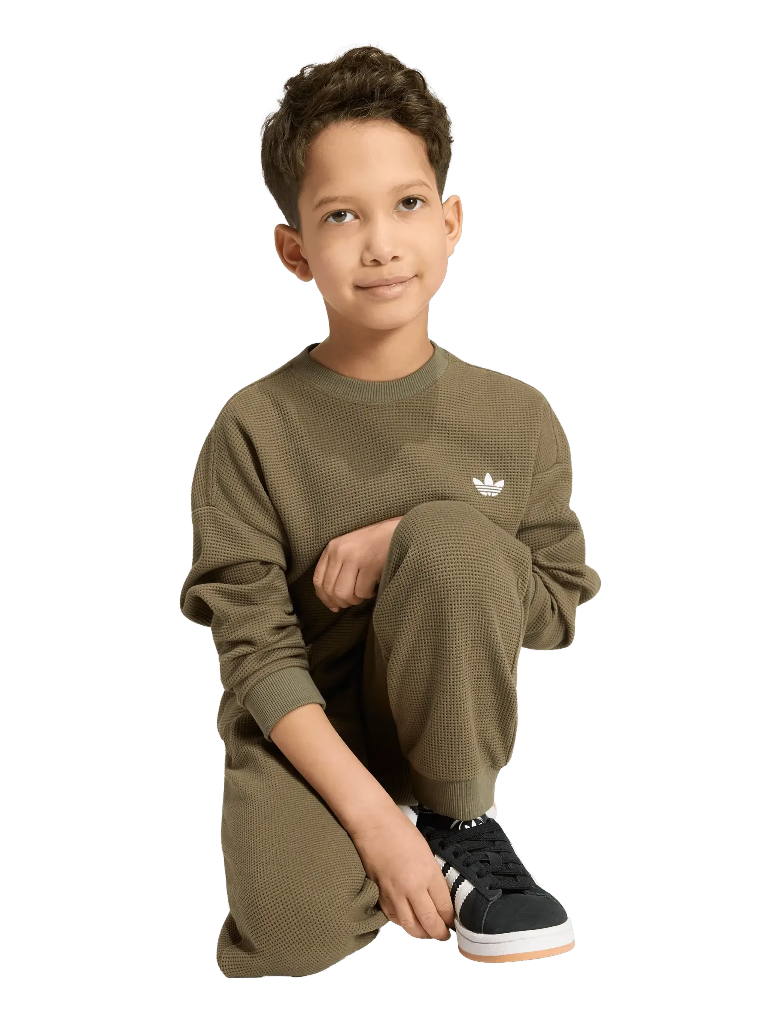 adidas Originals Jogger Set, Børn, Joggersæt, Kakigrøn, Str: 110