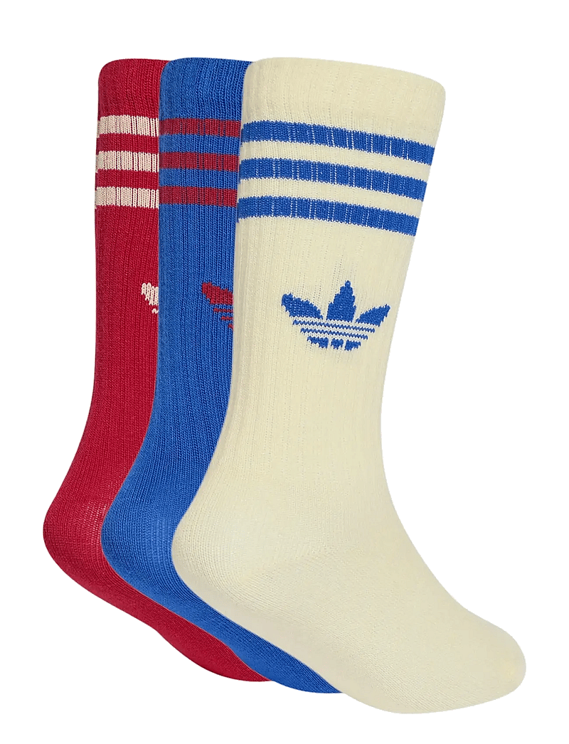 adidas Originals - CREW SOCK 3P - sokid - tmvire/boblue/warvan - 1