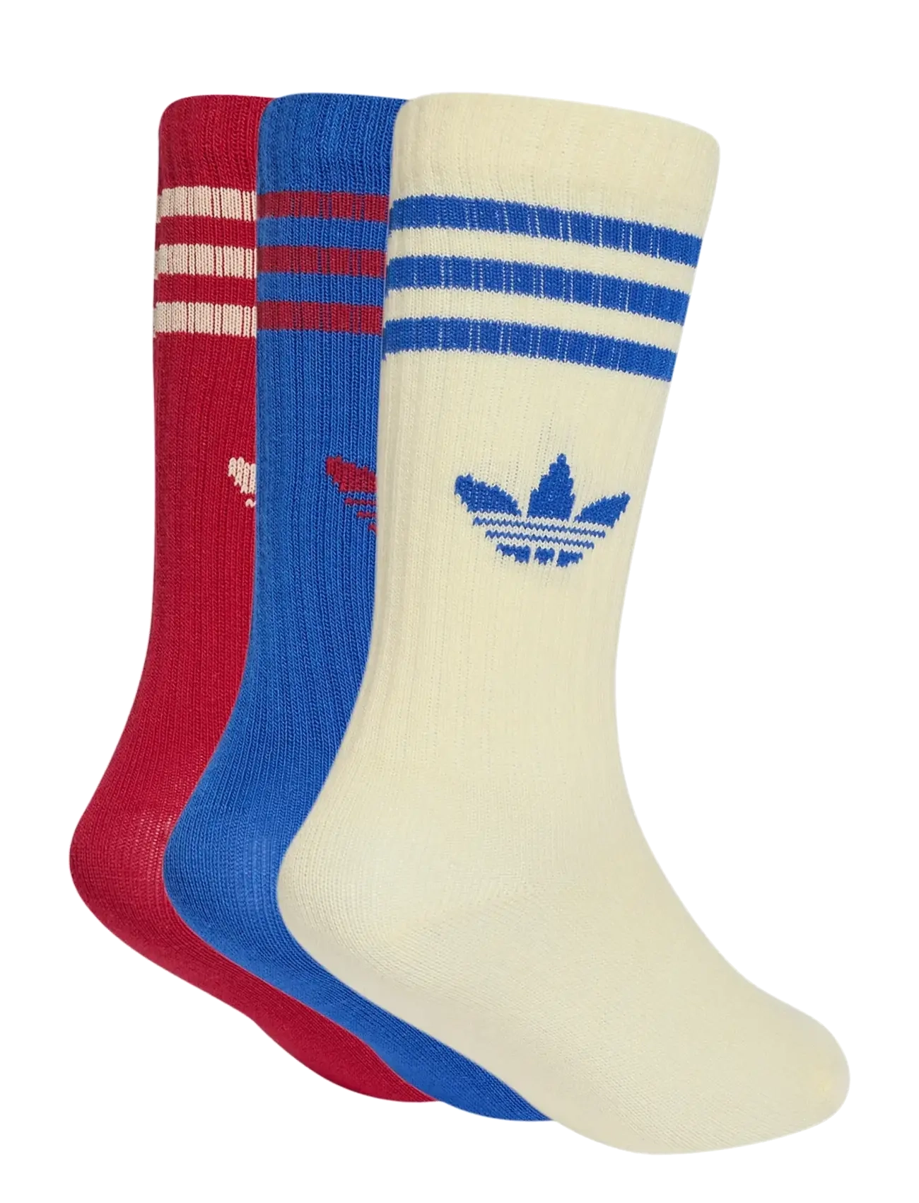 adidas Originals - CREW SOCK 3P - socks - tmvire/boblue/warvan - 1
