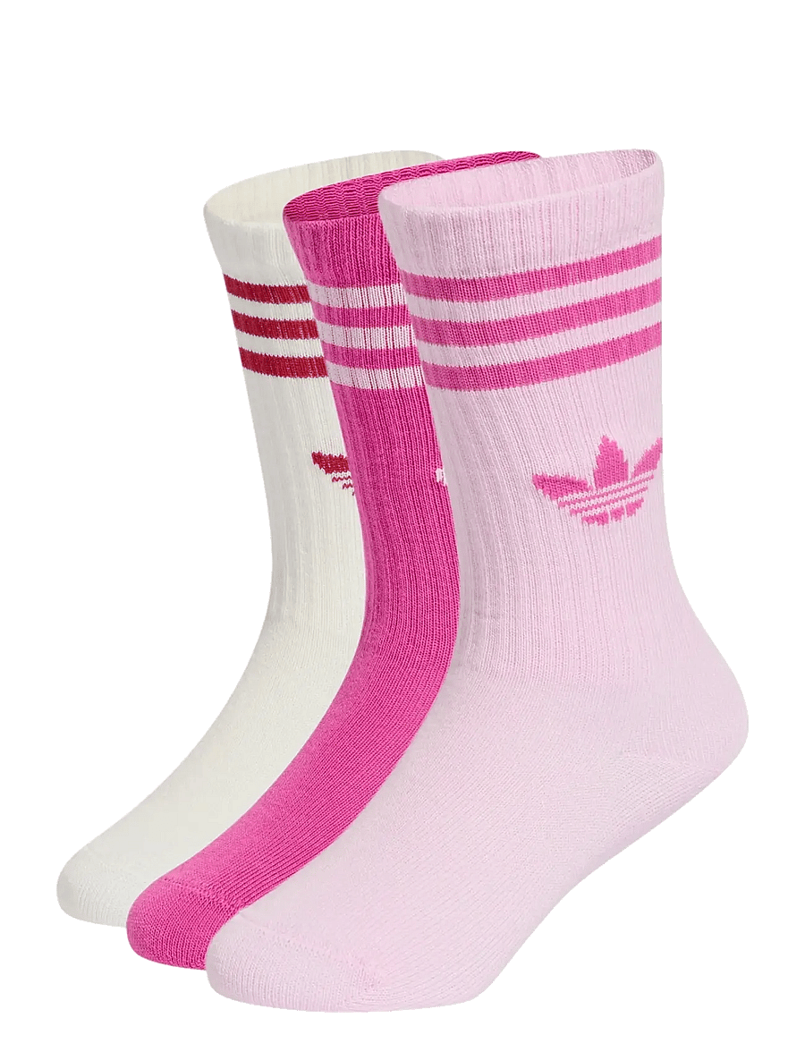 adidas Originals - CREW SOCK 3P - strømper - orcfus/selufu/clowhi - 0