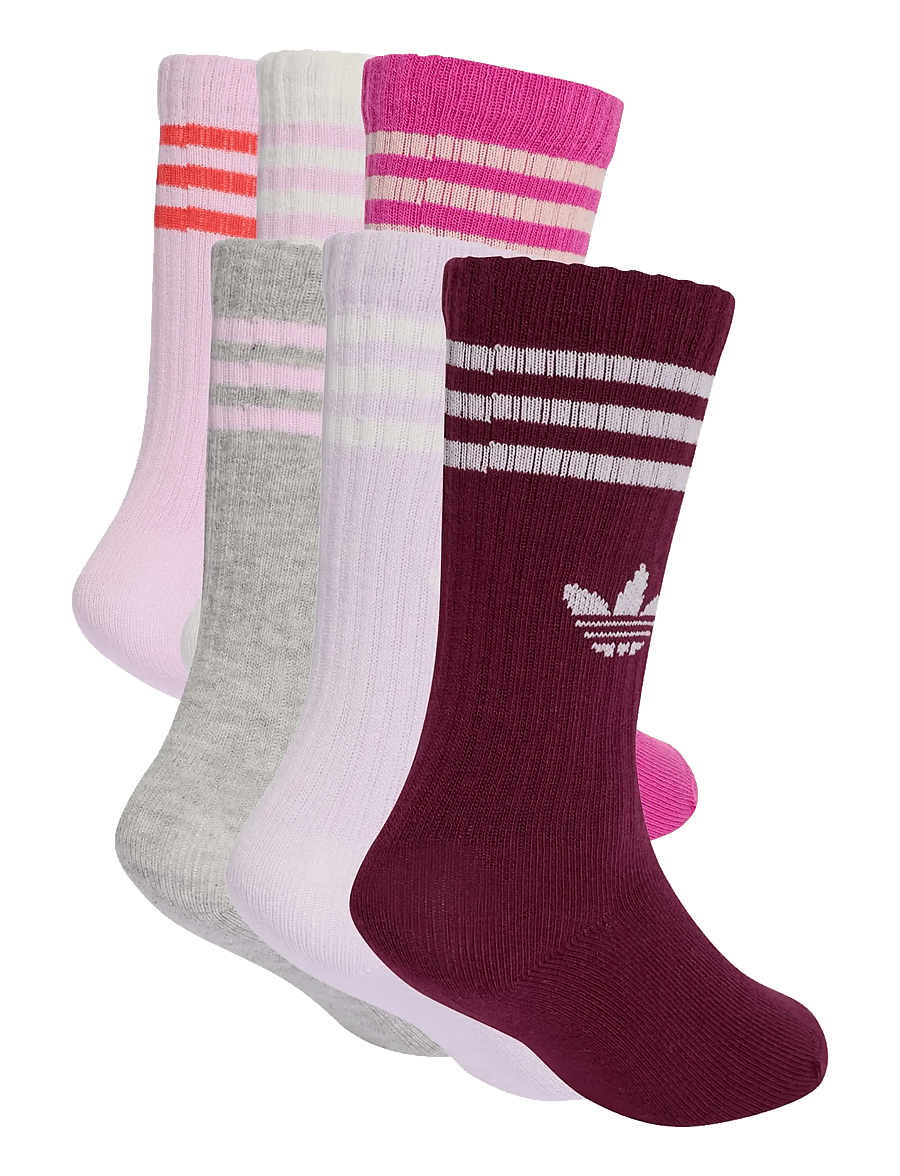 adidas Originals - 3S CREW S 6P K - strømper - clowhi/icelav/orcfus - 1