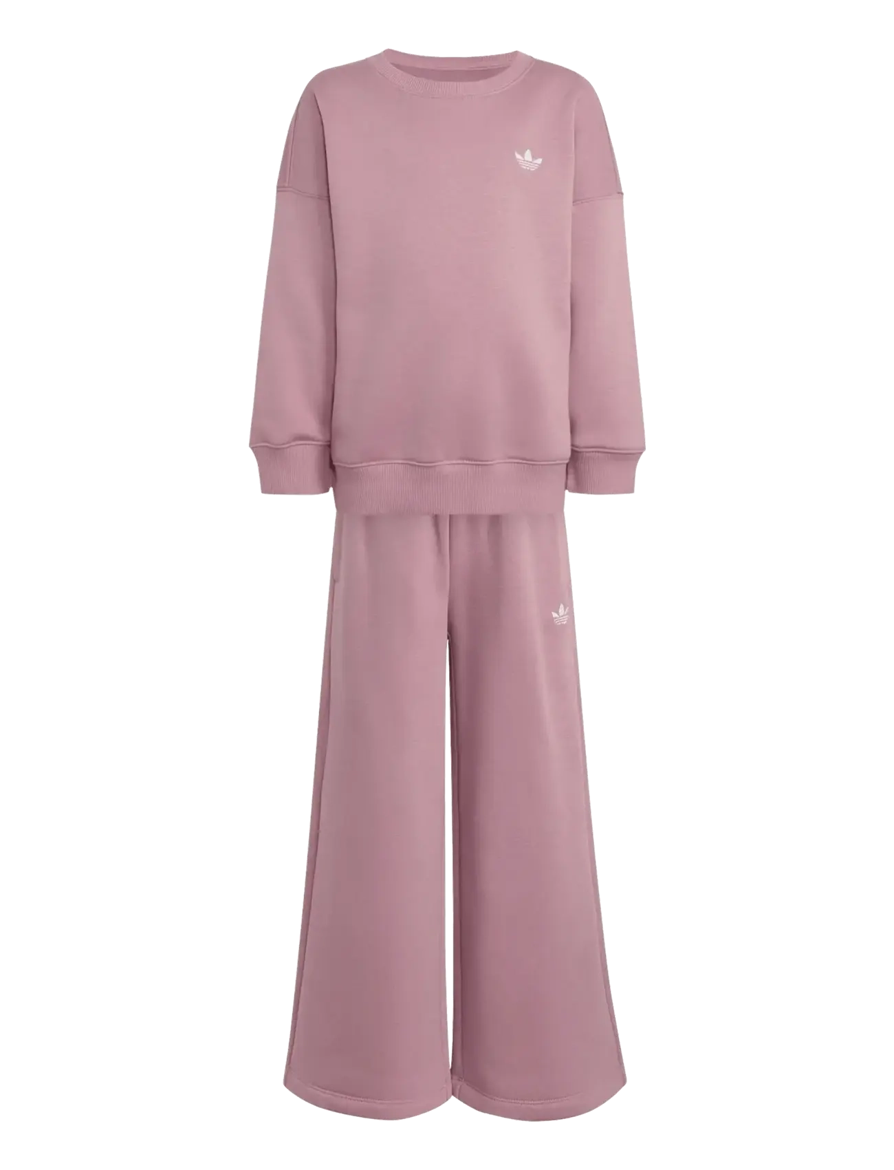adidas Originals CREW PANTS SET - Joggingset & tvådelade set - MAGMAU / pink/rose