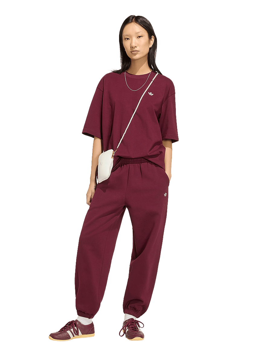 adidas Originals - ESS FL JOGGER - trennipüksid - maroon - 4