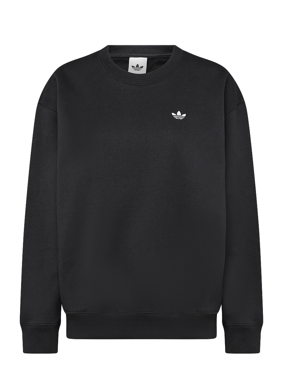 adidas Originals - ESS FL CRW OS - dressipluusid ja pusad - black - 0