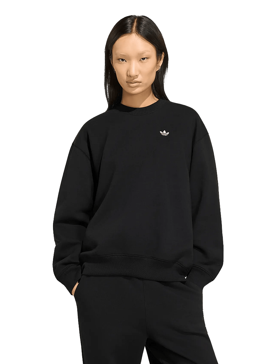 adidas Originals - ESS FL CRW OS - overdele - black - 3