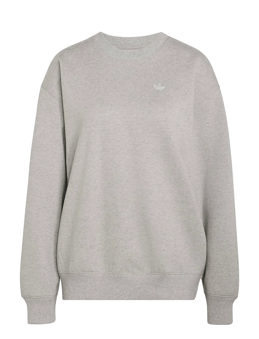 adidas Originals - ESS FL CRW OS - sweatshirts - mgreyh - 1