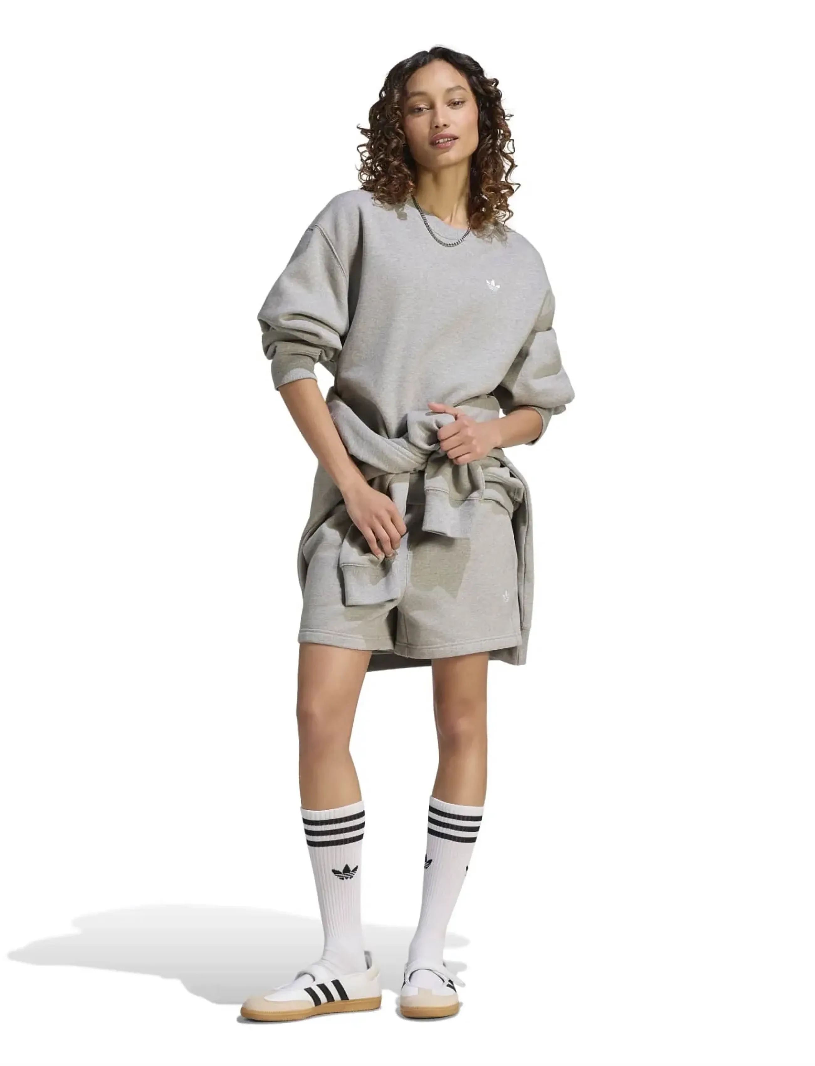adidas Originals - ESS FL CRW OS - sweatshirts - mgreyh - 3