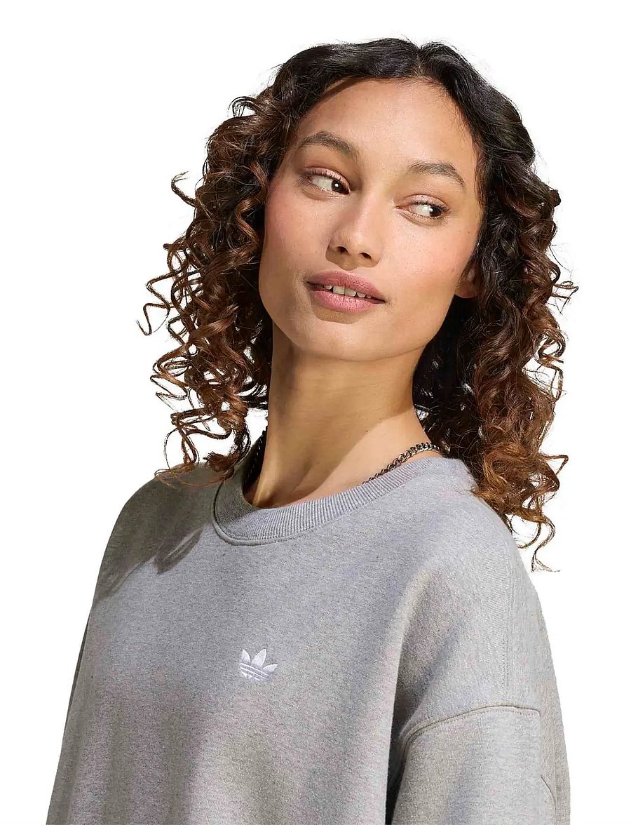 adidas Originals - ESS FL CRW OS - sweatshirts - mgreyh - 4