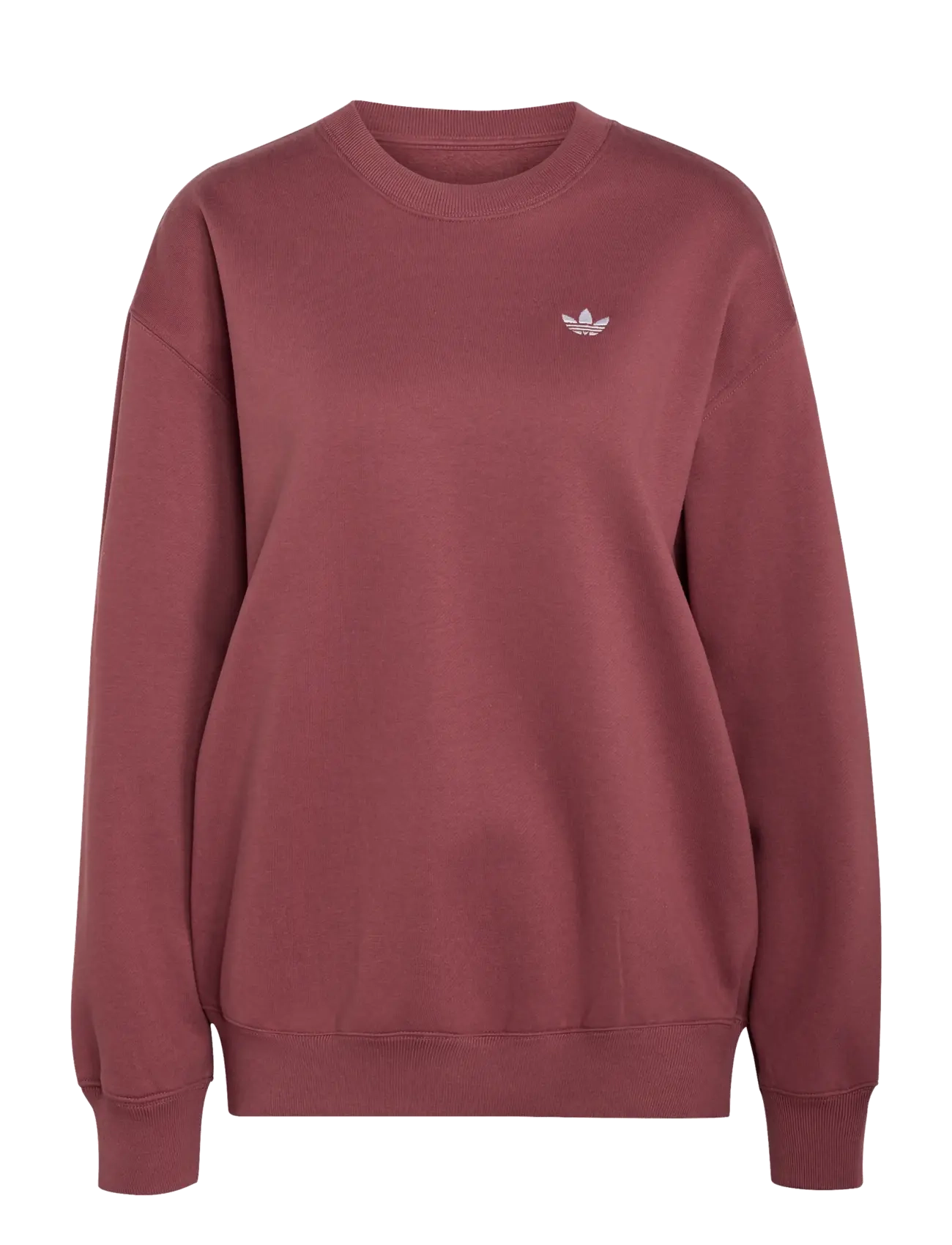adidas Originals ESS FL CRW OS - Bestsellere Sport - QUICRI / burgundy
