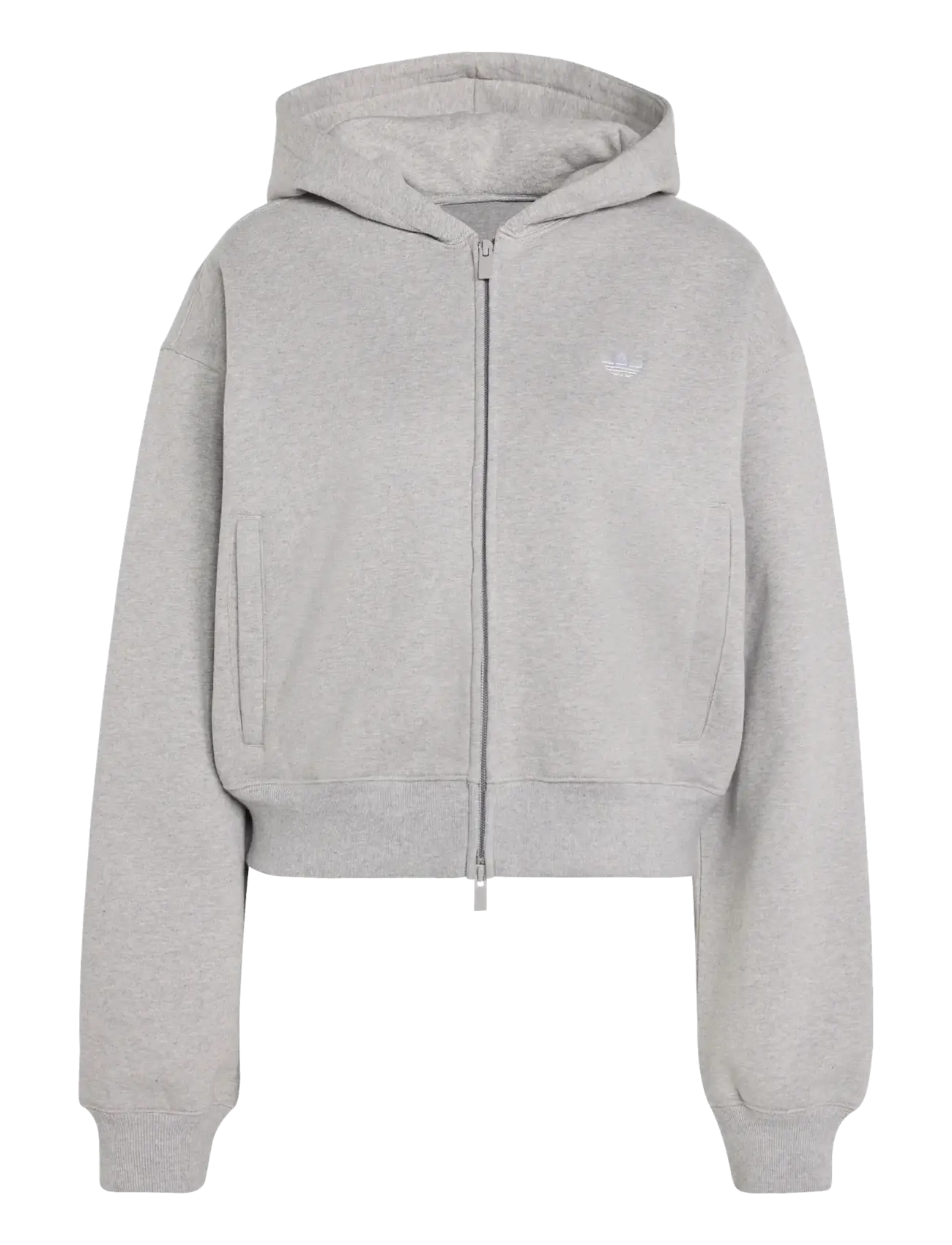 adidas Originals ESS FL CP FZ HD - adidas - MGREYH / grey