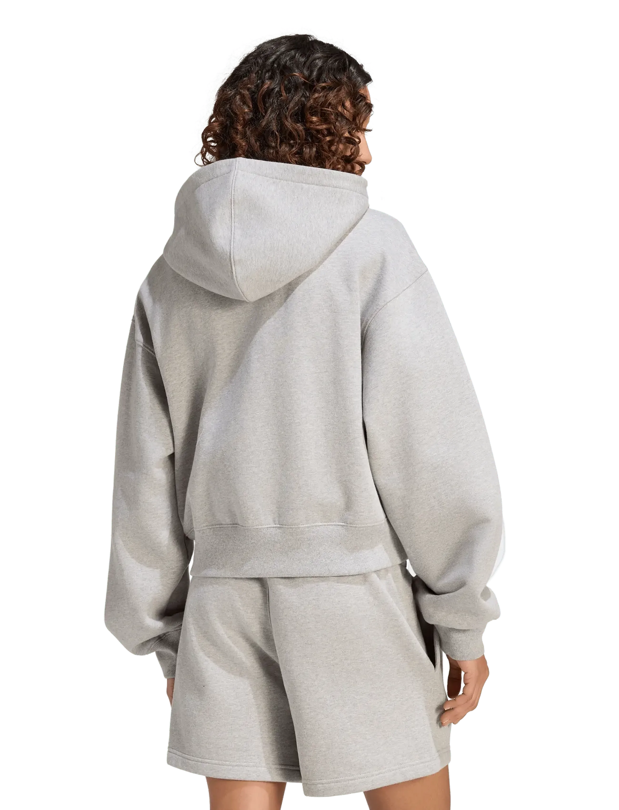 adidas Originals - ESS FL CP FZ HD - mgreyh - 3