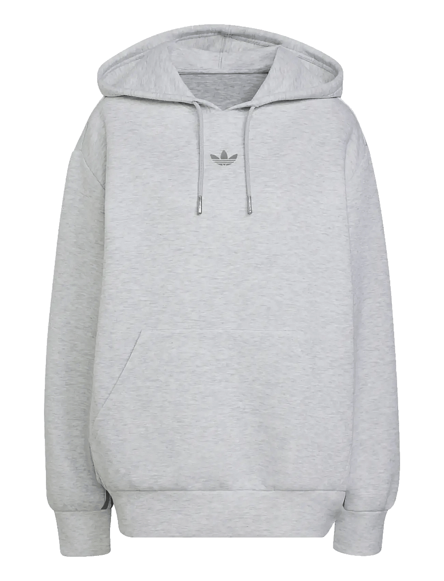 adidas Originals - SPACER HOODIE - overdele - lgreyh/refsil/lgsogr/ - 1